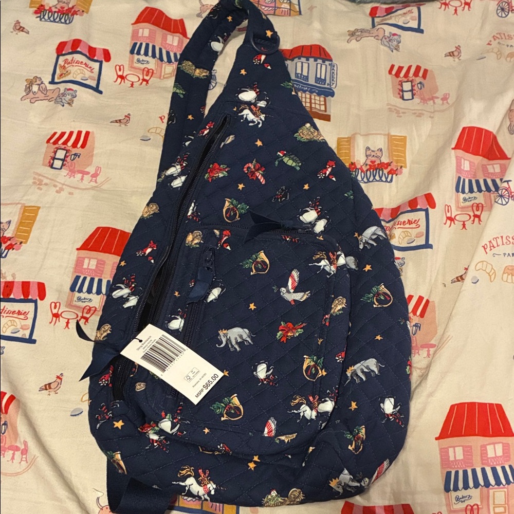 Vera Bradley Snow Globe Motifs Sling Bag BRAND NEW WITH TAGS